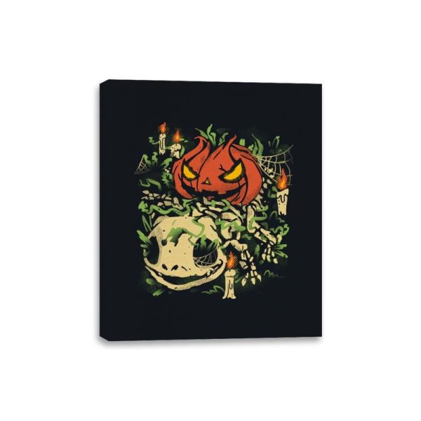Spooky Grass Fossils - Canvas Wraps Discount