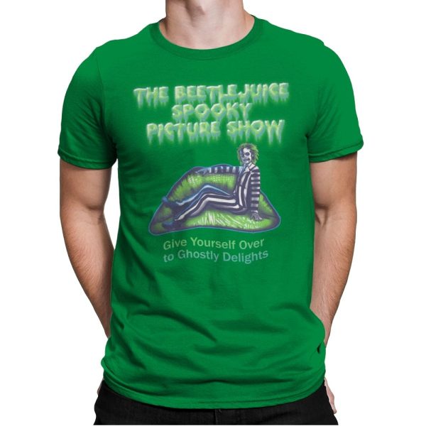 THE Beetlejuice Spooky Picture Show Movie - Mens Premium For Discount