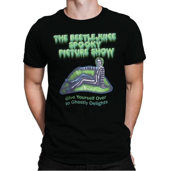 THE Beetlejuice Spooky Picture Show Movie - Mens Premium For Discount - Image 2