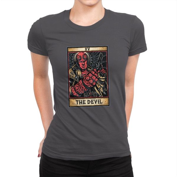The Devil - Womens Premium Cheap - Image 2
