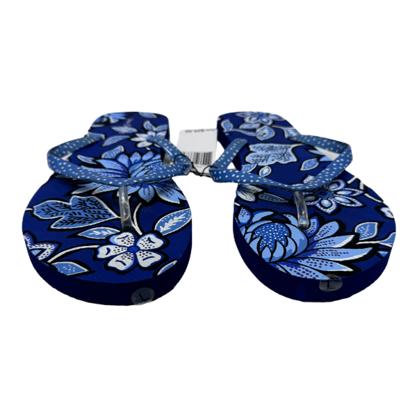 Blue Sandals Flats By Vera Bradley, Size: 9.5 Hot on Sale - Image 2