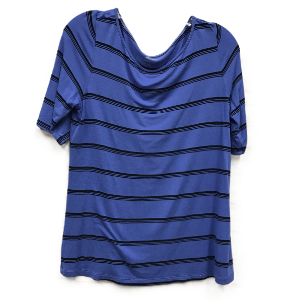 Blue Top Short Sleeve By Apt 9, Size: M For Cheap