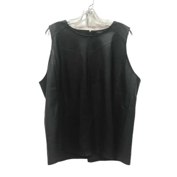 Black Top Sleeveless By Ann Taylor, Size: Xxl Online - Image 2