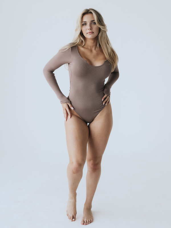 U-Shaped Long Sleeve Bramisuit Online - Image 2