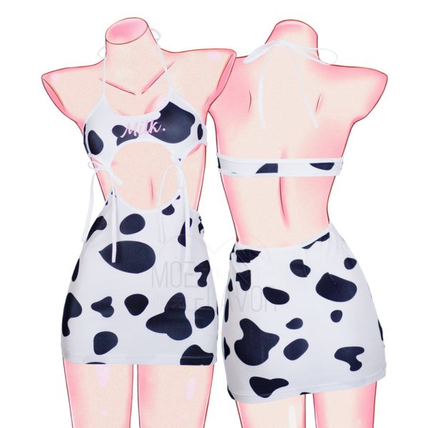 Drippin In Milk Dress Supply