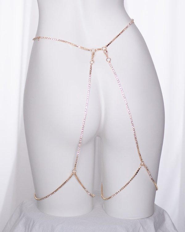 Heart Rhinestone Garters Online - Image 4